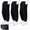 Black,Black,Charcoal, variant on Girls Fleece Lined Sweatpants Toddler 3 Pack Jogger Pants with Pockets Kids Athletic Clothes 2T-14