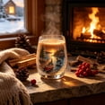 thumbnail image 6 of 15oz Winter Story Scene Glass Cup, Warm Cabin & Lakeside Pattern Aesthetic Festive Glass Mug, Multipurpose Holiday Glassware for Drink Serving & Home Table Decor, Christmas Xmas Holiday Gift, 6 of 7