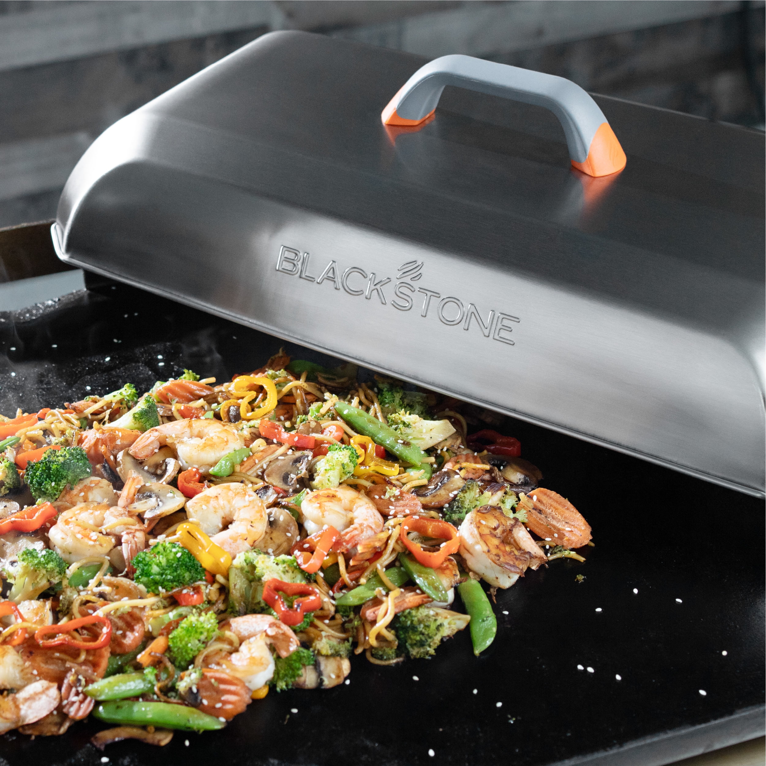Blackstone XL Pro Series Stainless Steel Rectangle Basting Cover