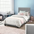 thumbnail image 5 of Skylar Nailhead Trim Upholstered Twin Platform Bed, Glacier, 5 of 19