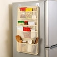 thumbnail image 4 of DefiDgd 6 Layers Wall Hanging File Organizer,Beige Fabric Vertical Document Storage Bag for Home Office Classroom Mail Document Notebook Stationery Storage Decor(Beige-M), 4 of 4