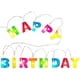 thumbnail image 1 of Guirnalda de luces LED "Feliz Cumpleaños" de New Place, letras multicolores iluminadas para decorar fiestas de cumpleaños., 1 of 5