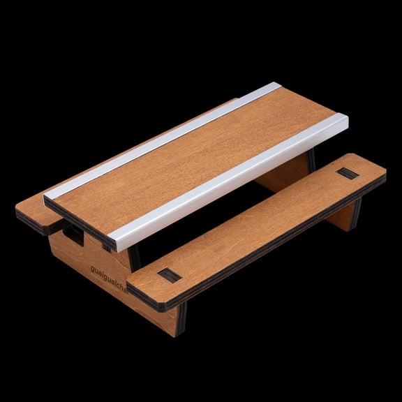 GuaiGuaiChai GGC Fingerboard Ramp - Picnic Table Brown