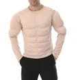 thumbnail image 2 of Disfraz de culturista para hombres adultos, disfraz de camisa muscular, disfraz de Halloween para adultos, 2 of 3
