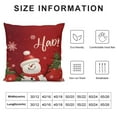 thumbnail image 5 of Red Christmas Throw Pillow Covers Decorative Pillows for Couch Sofa Bed Home Holiday Decor, 5 of 5