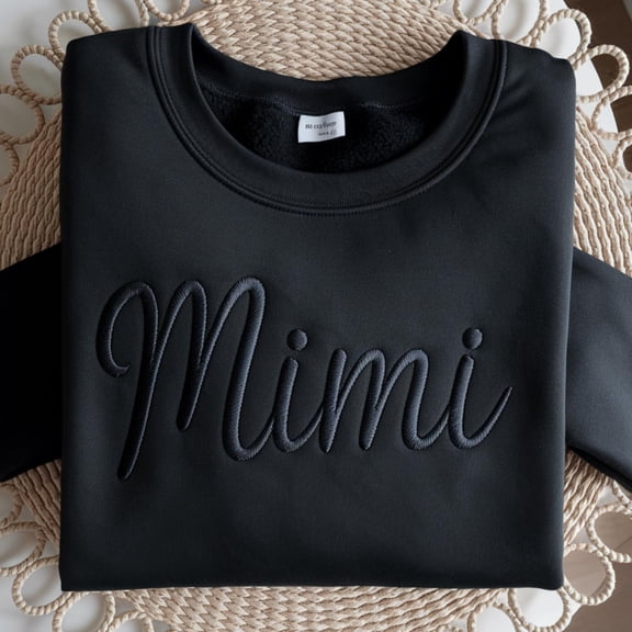 Mimi Embroidered Sweatshirt, Grandma Gift
