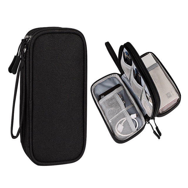 Smart Gadget Keeper, Multi-layer Storage for Digital Accessories, Soft Flannel Lined Adjustable Design, Portable and Compact Wearable and Waterproof Organizer, Shockproof