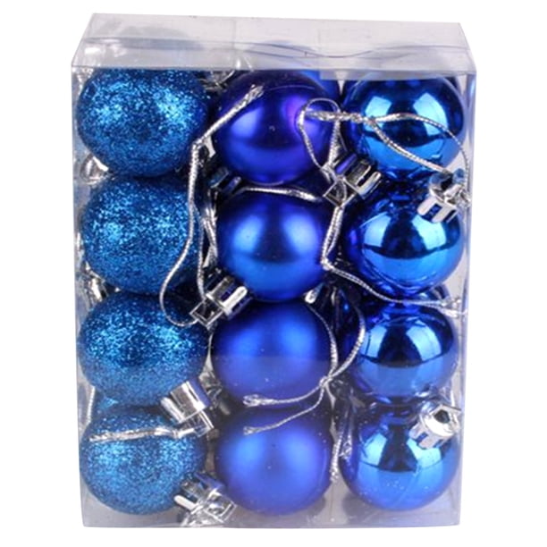 Juego de bolas de Navidad Colgante de Navidad Bolas decorativas Árbol de Navidad MABOTO Azul