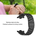thumbnail image 4 of Watchband, Replacement Watch Strap 3 Beaded  For Perfect Fitment Black,Silver, 4 of 8