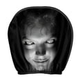 thumbnail image 2 of 2 Pack Car Headrest Covers Designed with Funny Face Faces Cover, Stretchy Fabric Humorous Cushion Covers for Car, 9.84in Headrest Covers for Cars, 2 of 9