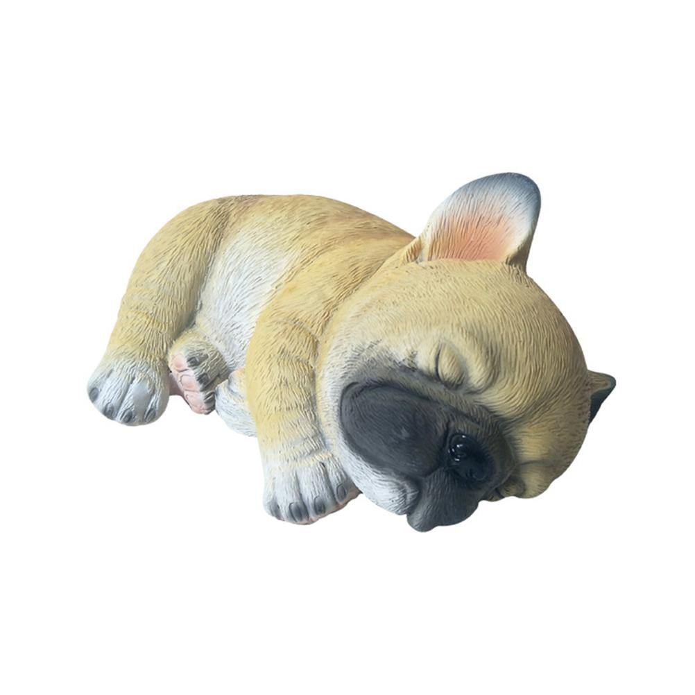 Dido Realistic Handpainted Resin Craft Adorable Simulated Dog Statue