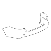 Genuine OE Jaguar Bumper Cover - T2H31345LML