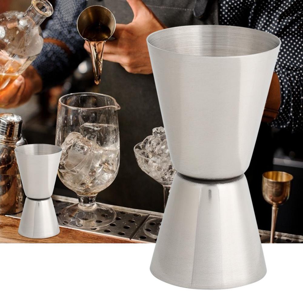 LYUMO 20/40ml Stainless Steel Cocktail Jigger Double Head Measuring Cup