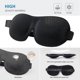 thumbnail image 4 of Dww-3-pack Máscaras para ojos 3D contorneadas 100 % opacas con correas ajustables, sin ajuste a la nariz, transpirables, para aliviar la fatiga visual, para viajes o siestas, color negro, morado y az, 4 of 4