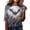 Black, variant on Womens Tops Half Sleeves T-Shirts Witch Print Halloween Shirts Loose Fit Crew Neck Going Out Tops