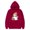 Wine, variant on SERTG Kids Halloween Print Hooded Sweatshirt Fashion Loose Casual Printed Long Sleeved with Pockets Top for Children 2-13 Years(Dark Blue,11-12 Years)