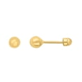 thumbnail image 1 of Broqueles Dormilonas 3mm Oro De 14 K Joyería M De León Broqueles Dormilonas, 1 of 3