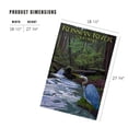 thumbnail image 5 of Lantern Press 1000 Piece Jigsaw Puzzle, Russian River, California, Blue Heron, 5 of 5