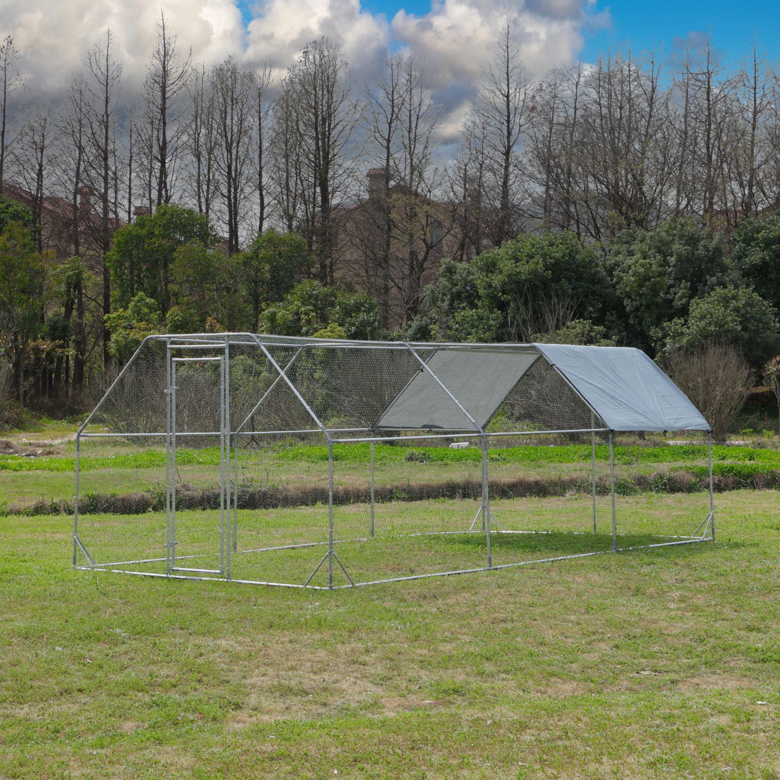Tolead Large Metal Chicken Coop Upgrade TriSupporting Wire Mesh