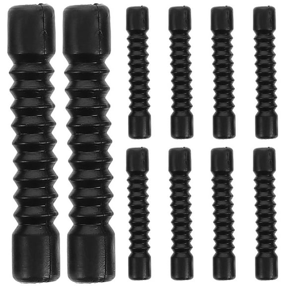 Durable Rubber Covers for Motorcycle Brake Cables Black 45x6mm Protecting Fork Dust Dirt OffRoad Use