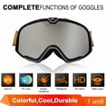 thumbnail image 4 of Motorcycle Goggles Retro Motocross Glasses Scooter ATV Skiing Sunglasses Eyeglasses Anti-UV Cafe Racer Chopper Cycling Racing, 4 of 6