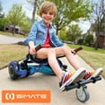 thumbnail image 6 of SIMATE Hoverboard with Go Kart, Bluetooth Hoverboard with Seat Attachment, 6.5" Wheels, Colorful LED Lights,GalaxyPurple, 6 of 6
