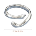 thumbnail image 3 of Anillos para mujer, regalos para mujer, moda vintage, conjunto de 6 piezas de mano verde, anillo de aleación de metal para mujer., 3 of 5