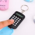 thumbnail image 4 of Mini Calculator Cute Cartoon Keychain 8-Digit Display Portable Pocket Calculator Children Student School Supplies, 4 of 8