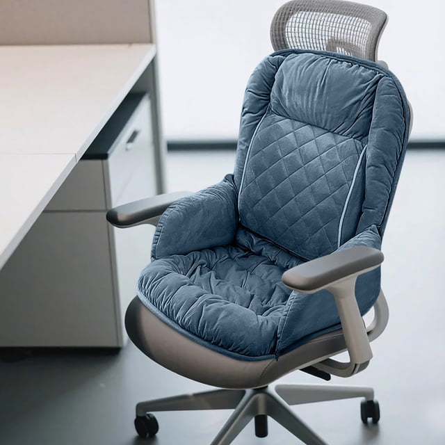 LHNFT Coussin d'Hiver Coussin Intégré pour Bureau Assise pour de Longues Périodes Coussin de Siège Chaud et Douillet Protection de la Taille Coussin Chaud pour Pets