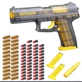 thumbnail image 1 of Shooting Toy Shell Ejection Pistol with Magazine with Clear Transparent Housing for Children Teenagers and Adults, 1 of 4