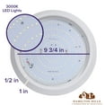thumbnail image 5 of Hamilton Hills New Round Smart Flush Ceiling Light Led Disc Shaped Dimmable, 5 of 6