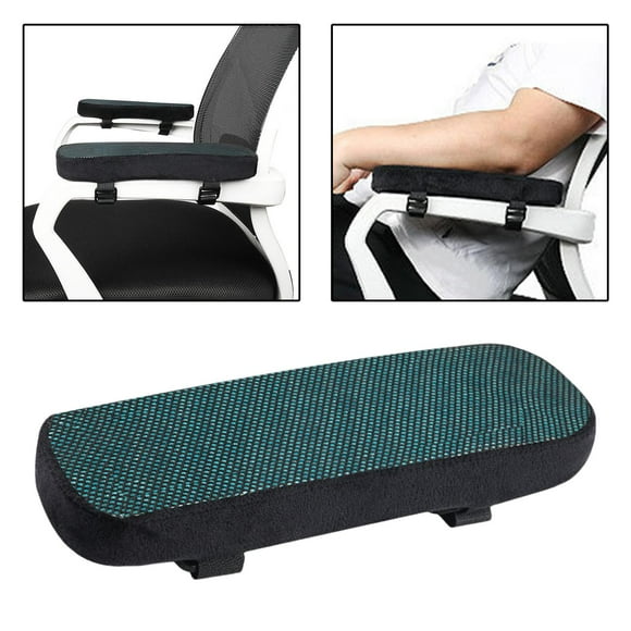 comfortable silicone gel Memory Foam Armrest Pads Desk Elbow Support Arm Rest Cover for Office or Gaming , Set of 2