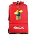 thumbnail image 1 of Anime Roblox Backpack Casual Durable School Bag Red Oxford Daypack, 1 of 1