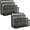 2Pcs, variant on Yayun Letter-Size Desktop File Organizer, Black