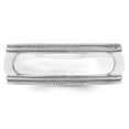 thumbnail image 6 of 14K White Gold 8mm Double Milgrain Comfort Fit Band Ring Size 8.5, 6 of 7