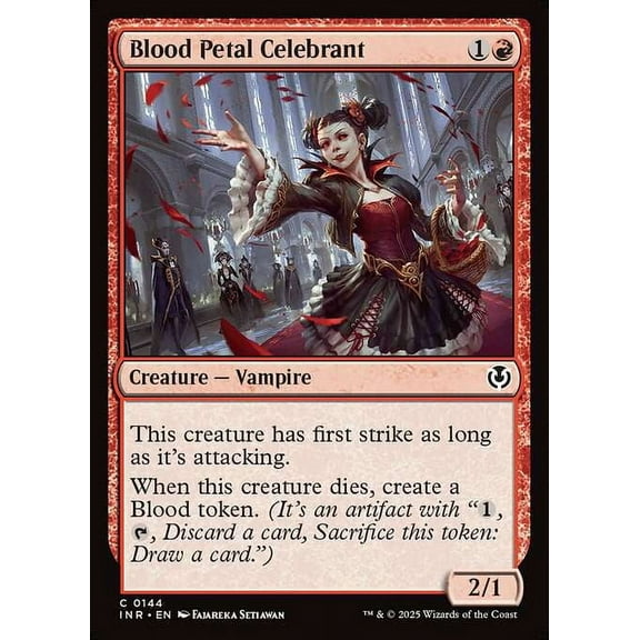 MtG Innistrad Remastered Common Blood Petal Celebrant #144