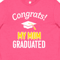 thumbnail image 4 of Inktastic Congrats My Mom Graduated with Cap Youth T-Shirt, 4 of 5