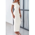 thumbnail image 4 of Vestido largo PRETTYGARDEN para mujer 2025, blanco, talla XL, 4 of 9