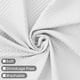 thumbnail image 2 of Cotton Blend Shower Curtain Honeycomb Waffle Weave, Soft & Hotel Spa, Washable, White, 72 x 72 inch, 2 of 4