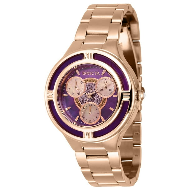 Invicta Angel Women's Watch w/ Mother of Pearl Dial - 36mm. Rose Gold ...