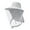 Grey, variant on Men And Women Summer Quick Drying Outdoor Fishing Bucket Beach Visor Hat Neck Guard Girth Fisherman Hat Breathable Quick Drying Visor Sun Hat Sun Hat Designer Capes for Women