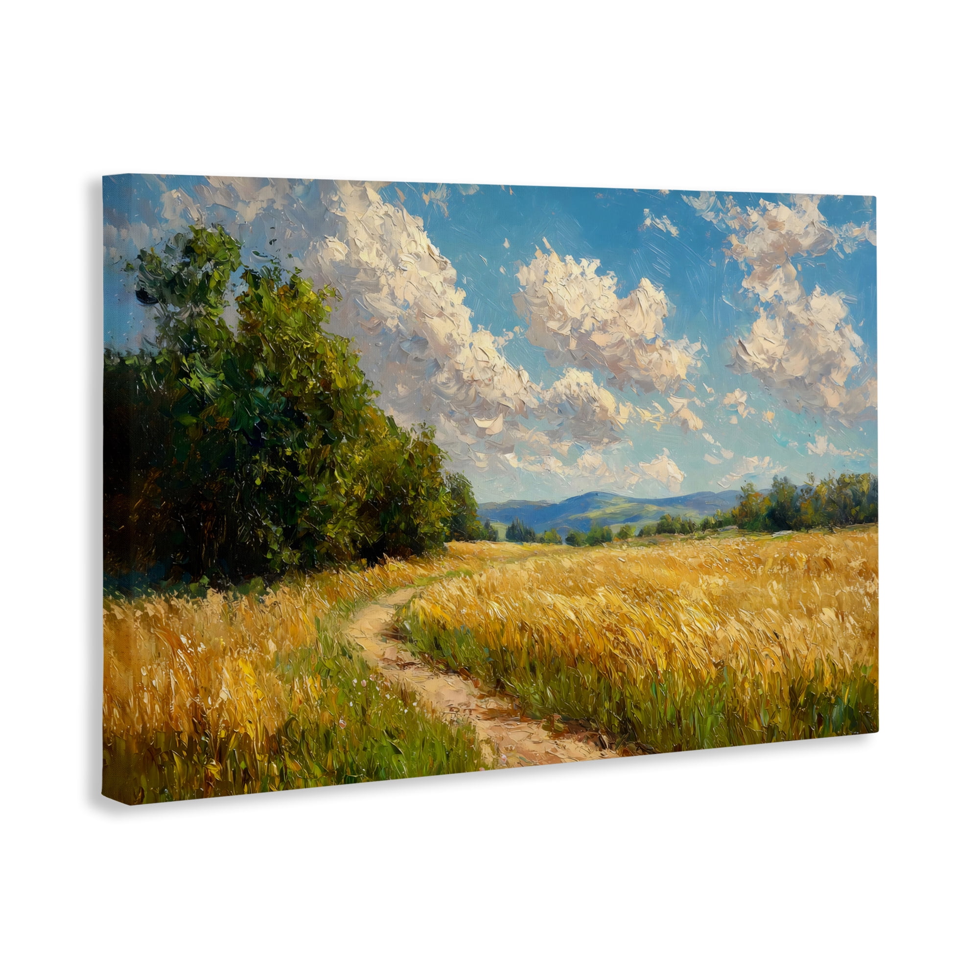 Stupell Industries Winding Path Through Wheat Field Canvas Wall Art, design by Creative Studio