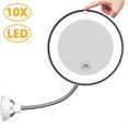 thumbnail image 2 of Flexible Gooseneck 11.5" 10XLED Lighted Makeup Mirror Bathroom, 2 of 5