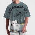 thumbnail image 5 of Camiseta de Snoopy y Peanuts para hombre y mujer, camiseta de Flying Ace, ropa 3D, novedad, camiseta de manga corta con cuello redondo, camiseta gráfica para niños, 5 of 5
