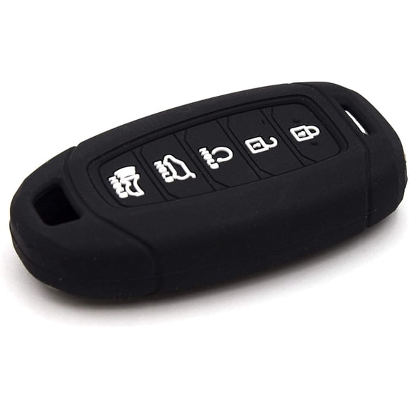 LIGHTKOREA 5 Bouton Silicone fob Télécommande Smart Étui Protecteur Accessoires Compatibles avec Hyundai Palsade