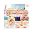 thumbnail image 3 of Tea Party Set For Little Girls,Kitchen Pretend Play Toys Kids Plastic Toys Tea Set,With Cake Dessert,Ice Cream,Cups&Plates,Play Kitchen Accessories Bi, 3 of 4