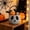 White, variant on Pumpkin Halloween Storage Basket | Woven Cotton Rope Bin | Cute Halloween Candy Bowl, Trick or Treat Bag, Boo Gift, Stuffer Filler | Multipurpose Home Organizer & Gift Basket with Handles
