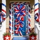 thumbnail image 1 of Cortina patriótica para puerta para el Día de la Independencia: tela decorativa festiva para colgar en el marco de la puerta, de fácil instalación, de nailon y elastano, ideal para la decoraci, 1 of 6