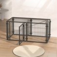 thumbnail image 5 of 47.2 "Caja de perro para perros pequeños y medianos grandes, cachorro de perro playpen para patio uso interior al aire libre, perro de la jaula de mascotas, 5 of 5