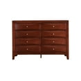thumbnail image 5 of Glory Furniture Marilla 8-Drawers Bedroom Dresser in Cherry, 5 of 8